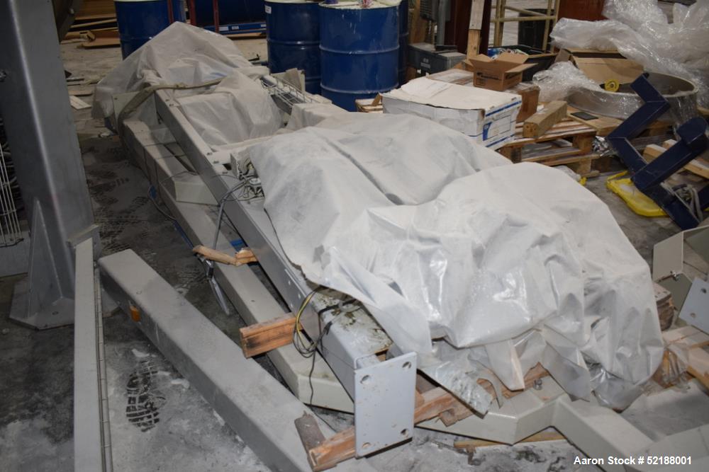 Used SB Plastics Machinery Continuous Infrared + Vacuum Systems Moby SSP Solid State Polycondensation Line, Type MOBY 1-6000.  Completely electric, crystallization is done in the reactor with the inf...