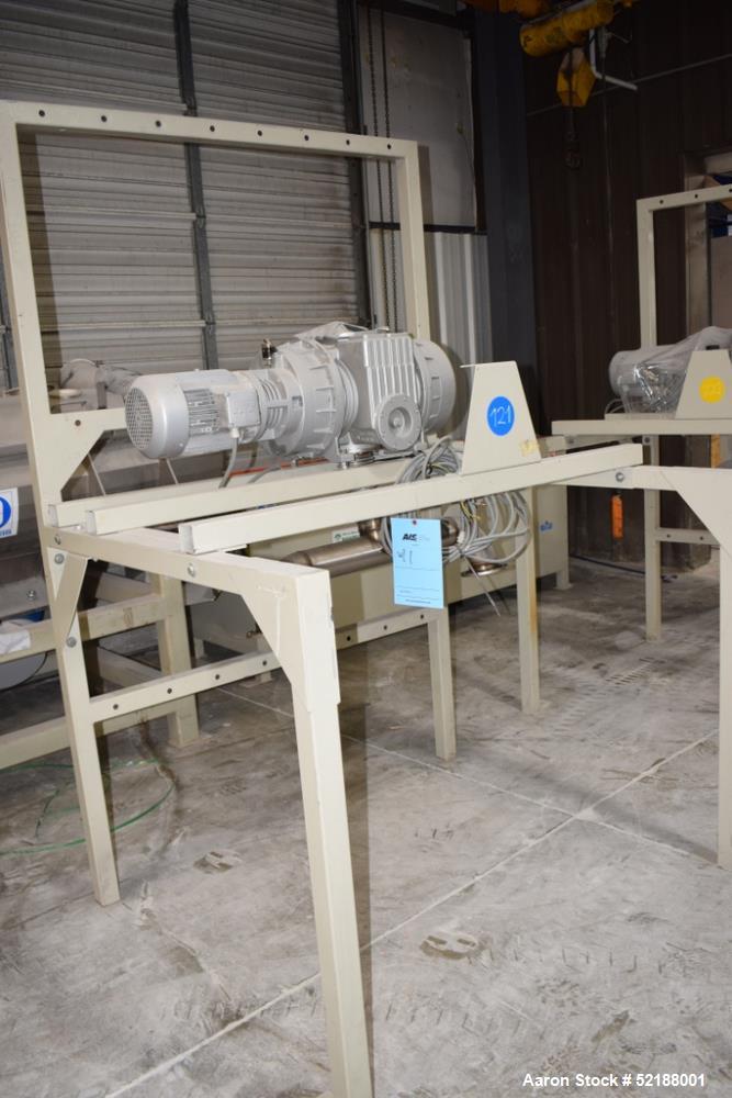 Used SB Plastics Machinery Continuous Infrared + Vacuum Systems Moby SSP Solid State Polycondensation Line, Type MOBY 1-6000.  Completely electric, crystallization is done in the reactor with the inf...