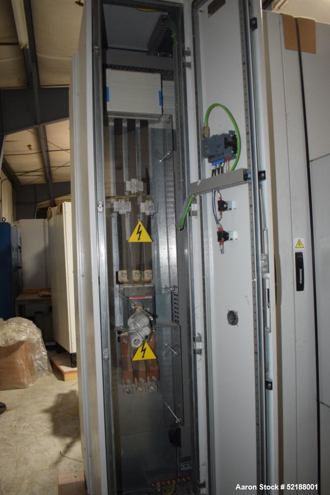 Used SB Plastics Machinery Continuous Infrared + Vacuum Systems Moby SSP Solid State Polycondensation Line, Type MOBY 1-6000.  Completely electric, crystallization is done in the reactor with the inf...