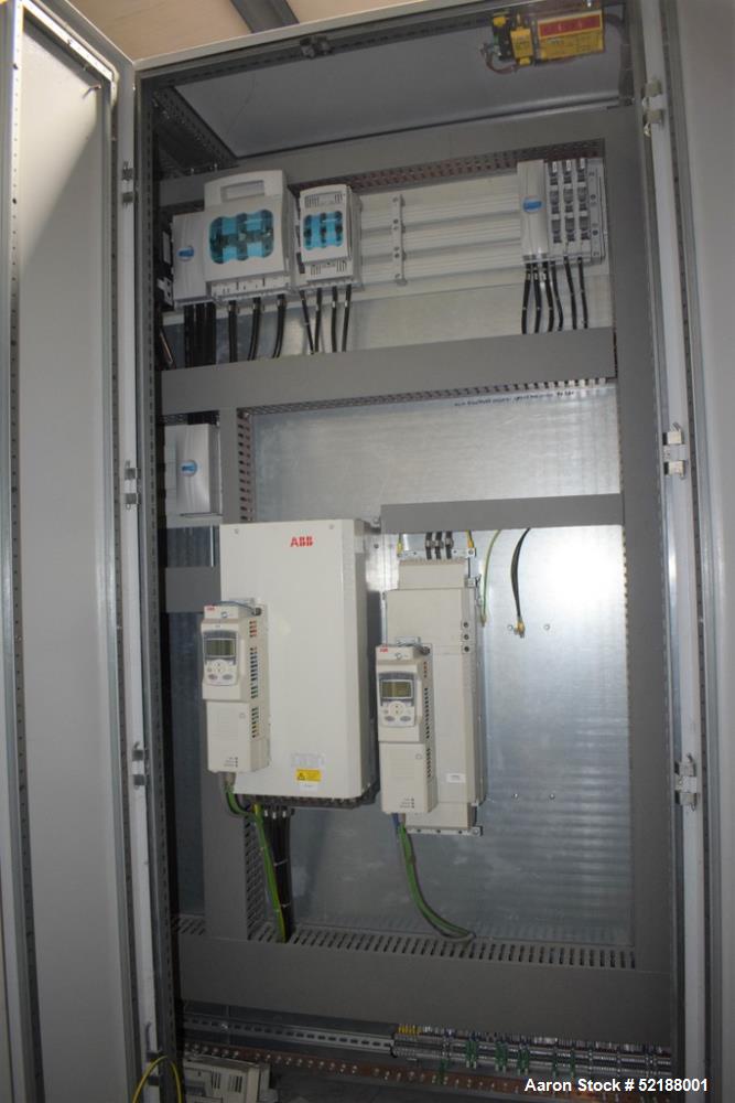 Used SB Plastics Machinery Continuous Infrared + Vacuum Systems Moby SSP Solid State Polycondensation Line, Type MOBY 1-6000.  Completely electric, crystallization is done in the reactor with the inf...