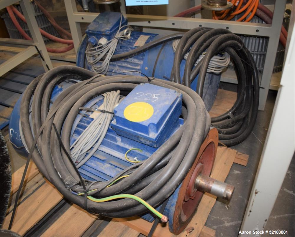 Used SB Plastics Machinery Continuous Infrared + Vacuum Systems Moby SSP Solid State Polycondensation Line, Type MOBY 1-6000.  Completely electric, crystallization is done in the reactor with the inf...