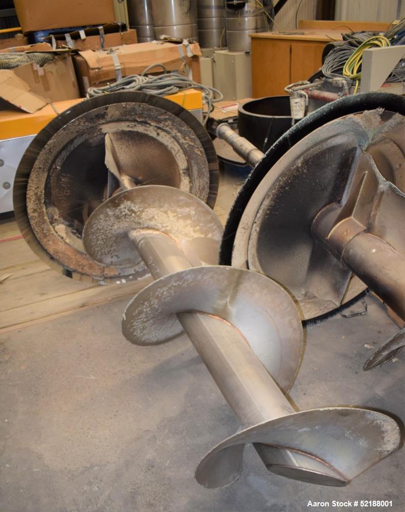 Used SB Plastics Machinery Continuous Infrared + Vacuum Systems Moby SSP Solid State Polycondensation Line, Type MOBY 1-6000.  Completely electric, crystallization is done in the reactor with the inf...