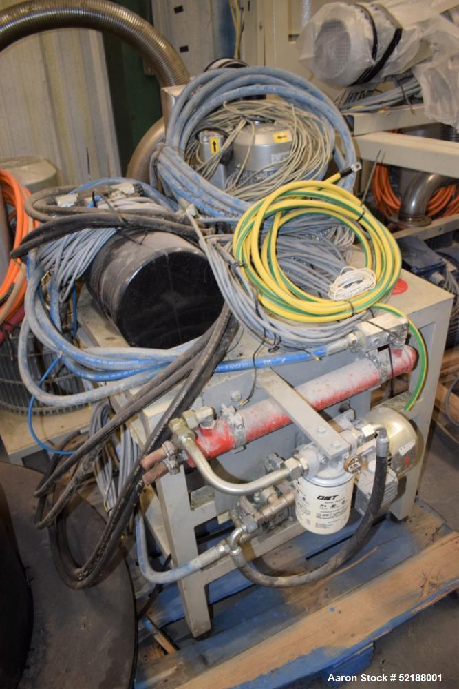 Used SB Plastics Machinery Continuous Infrared + Vacuum Systems Moby SSP Solid State Polycondensation Line, Type MOBY 1-6000.  Completely electric, crystallization is done in the reactor with the inf...