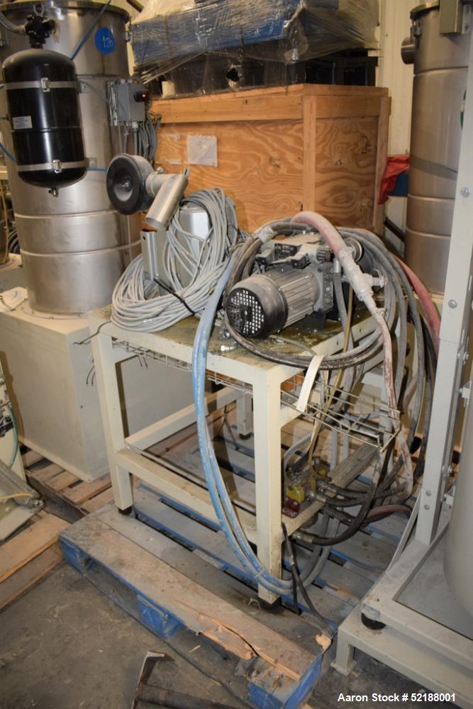 Used SB Plastics Machinery Continuous Infrared + Vacuum Systems Moby SSP Solid State Polycondensation Line, Type MOBY 1-6000.  Completely electric, crystallization is done in the reactor with the inf...
