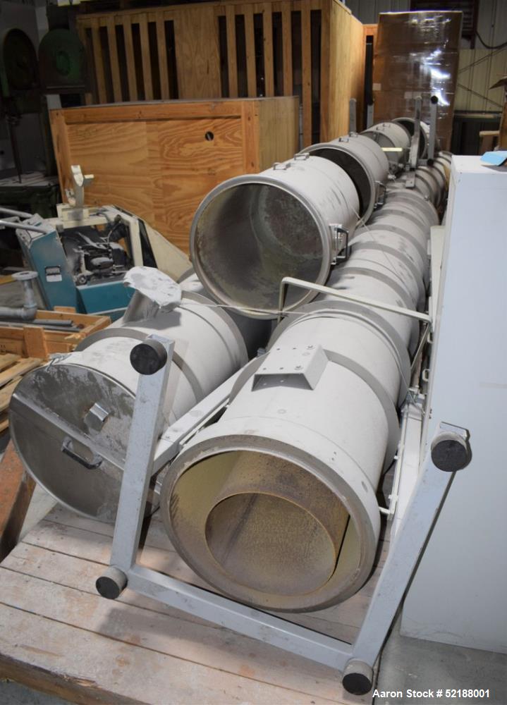 Used SB Plastics Machinery Continuous Infrared + Vacuum Systems Moby SSP Solid State Polycondensation Line, Type MOBY 1-6000.  Completely electric, crystallization is done in the reactor with the inf...