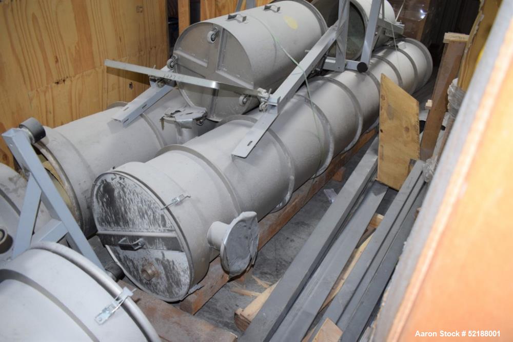 Used SB Plastics Machinery Continuous Infrared + Vacuum Systems Moby SSP Solid State Polycondensation Line, Type MOBY 1-6000.  Completely electric, crystallization is done in the reactor with the inf...