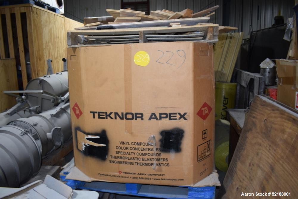 Used SB Plastics Machinery Continuous Infrared + Vacuum Systems Moby SSP Solid State Polycondensation Line, Type MOBY 1-6000.  Completely electric, crystallization is done in the reactor with the inf...