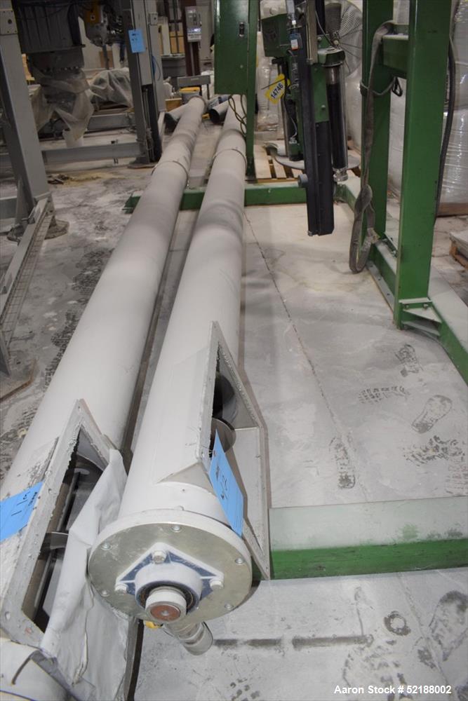 Used SB Plastics Machinery Continuous Infrared + Vacuum Systems Moby SSP Solid State Polycondensation Line, Type MOBY 1-6000.  Completely electric, crystallization is done in the reactor with the inf...