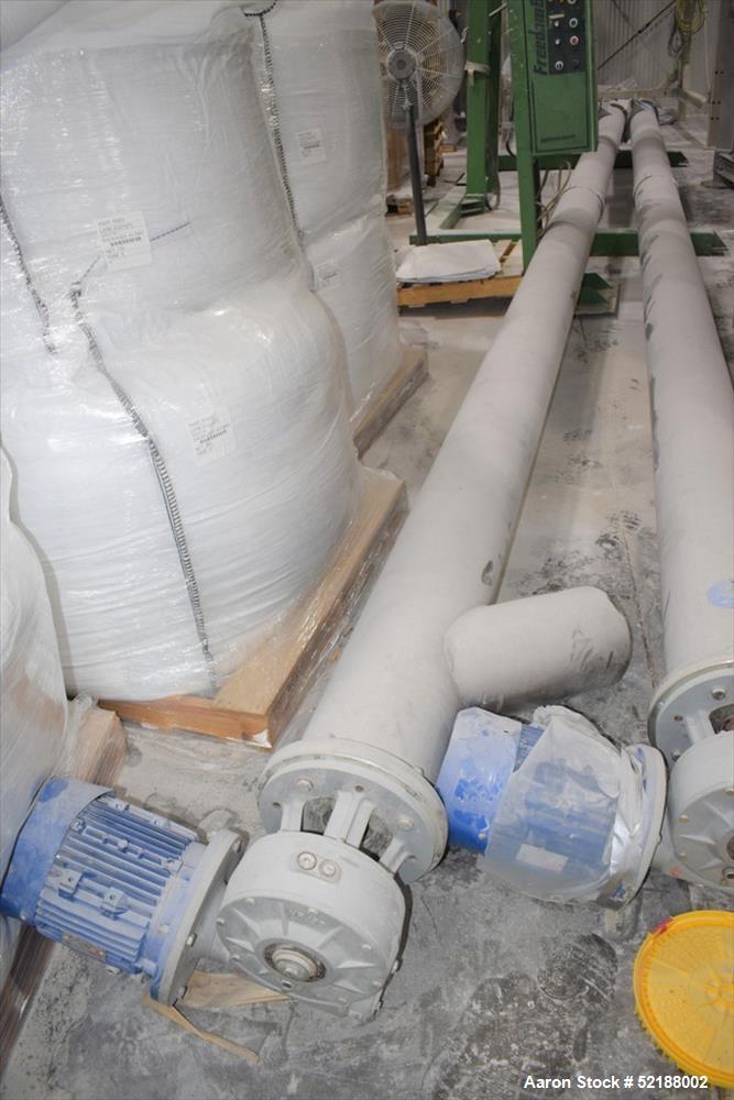 Used SB Plastics Machinery Continuous Infrared + Vacuum Systems Moby SSP Solid State Polycondensation Line, Type MOBY 1-6000.  Completely electric, crystallization is done in the reactor with the inf...