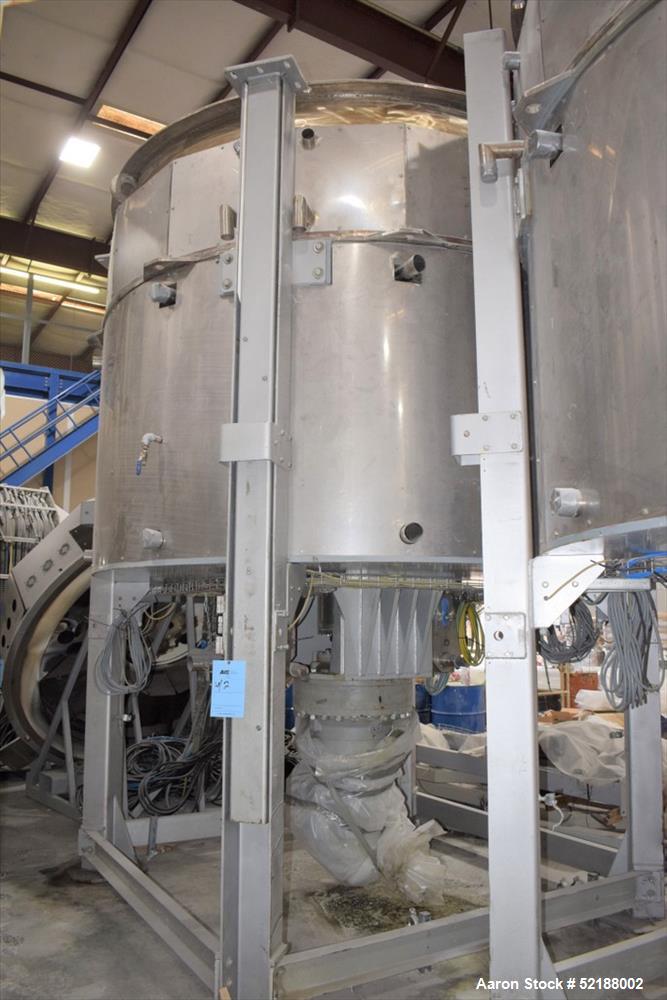 Used SB Plastics Machinery Continuous Infrared + Vacuum Systems Moby SSP Solid State Polycondensation Line, Type MOBY 1-6000.  Completely electric, crystallization is done in the reactor with the inf...