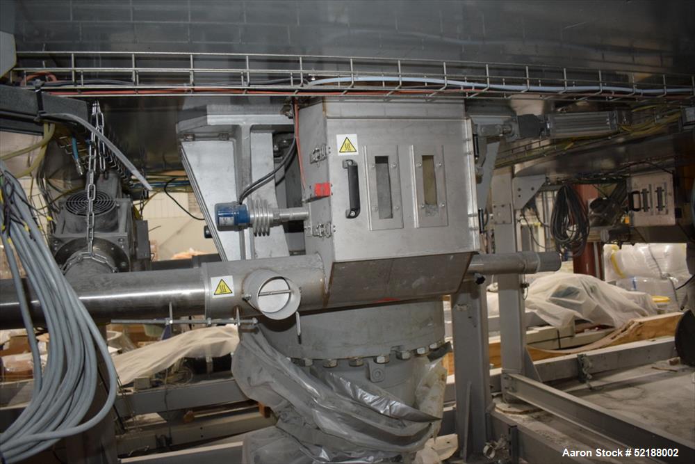 Used SB Plastics Machinery Continuous Infrared + Vacuum Systems Moby SSP Solid State Polycondensation Line, Type MOBY 1-6000.  Completely electric, crystallization is done in the reactor with the inf...