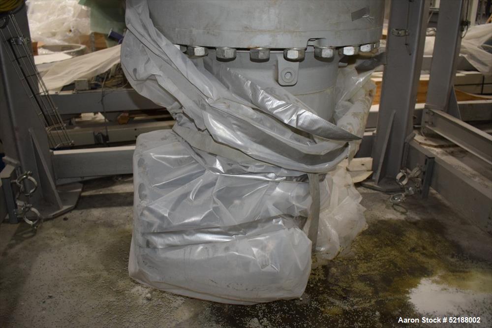 Used SB Plastics Machinery Continuous Infrared + Vacuum Systems Moby SSP Solid State Polycondensation Line, Type MOBY 1-6000.  Completely electric, crystallization is done in the reactor with the inf...