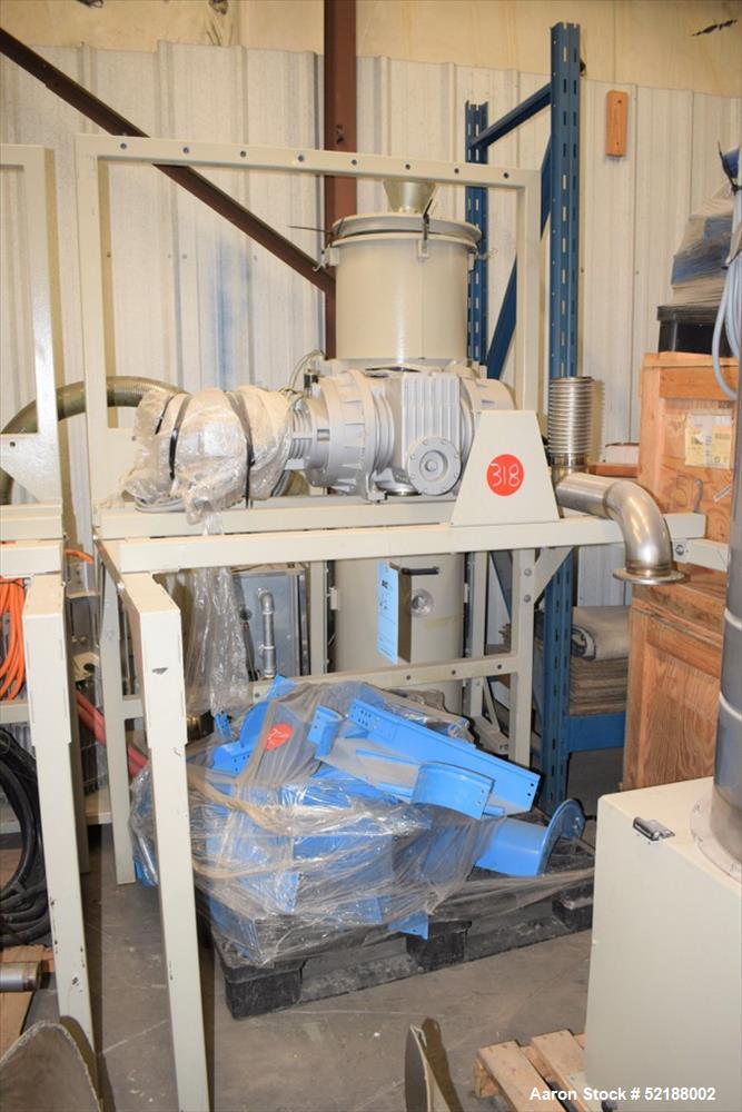 Used SB Plastics Machinery Continuous Infrared + Vacuum Systems Moby SSP Solid State Polycondensation Line, Type MOBY 1-6000.  Completely electric, crystallization is done in the reactor with the inf...