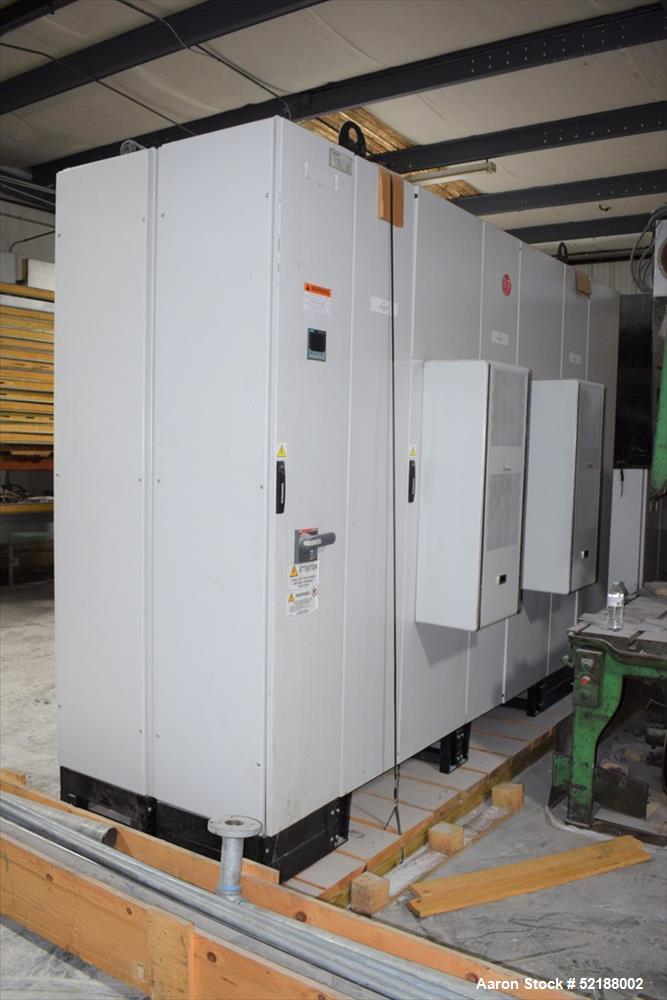 Used SB Plastics Machinery Continuous Infrared + Vacuum Systems Moby SSP Solid State Polycondensation Line, Type MOBY 1-6000.  Completely electric, crystallization is done in the reactor with the inf...