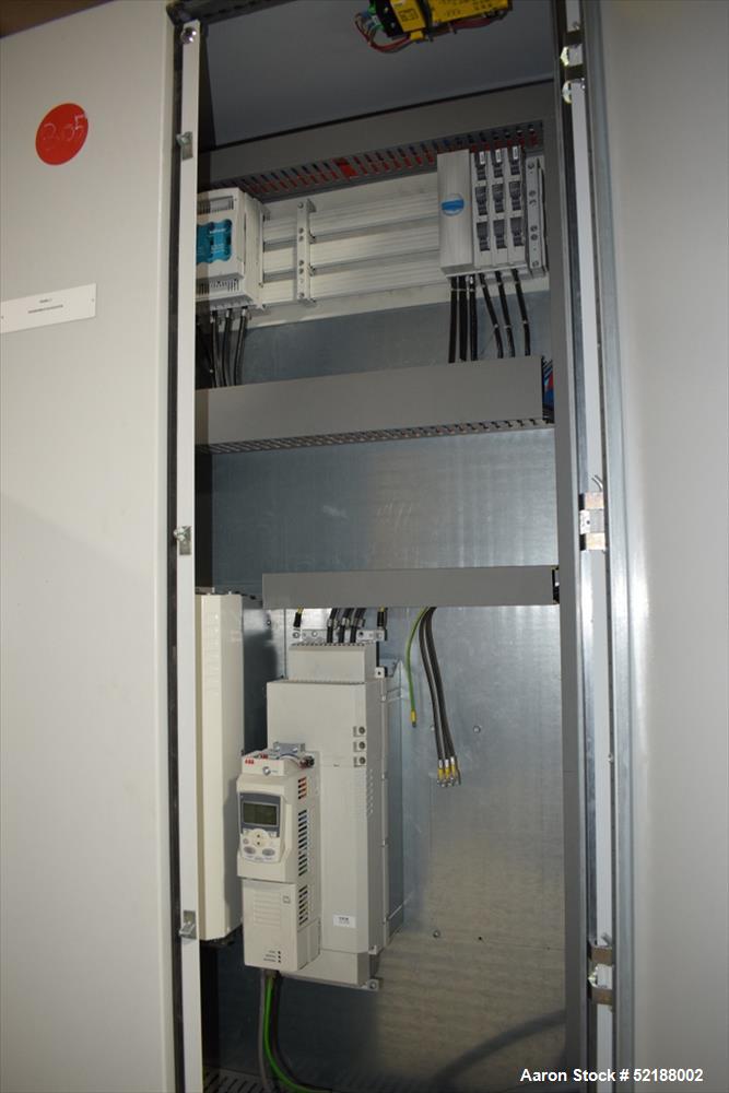 Used SB Plastics Machinery Continuous Infrared + Vacuum Systems Moby SSP Solid State Polycondensation Line, Type MOBY 1-6000.  Completely electric, crystallization is done in the reactor with the inf...