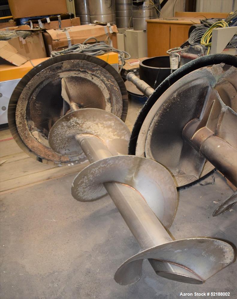 Used SB Plastics Machinery Continuous Infrared + Vacuum Systems Moby SSP Solid State Polycondensation Line, Type MOBY 1-6000.  Completely electric, crystallization is done in the reactor with the inf...