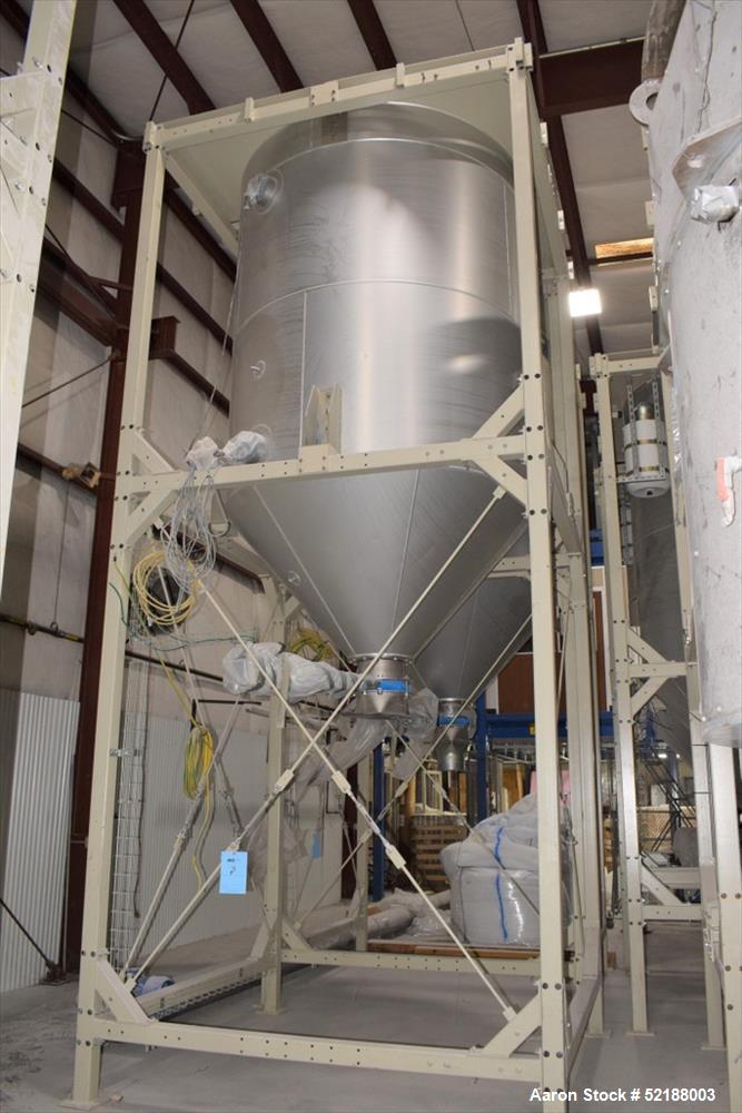 Used SB Plastics Machinery Continuous Infrared + Vacuum Systems Moby SSP Solid State Polycondensation Line, Type MOBY 1-6000.  Completely electric, crystallization is done in the reactor with the inf...