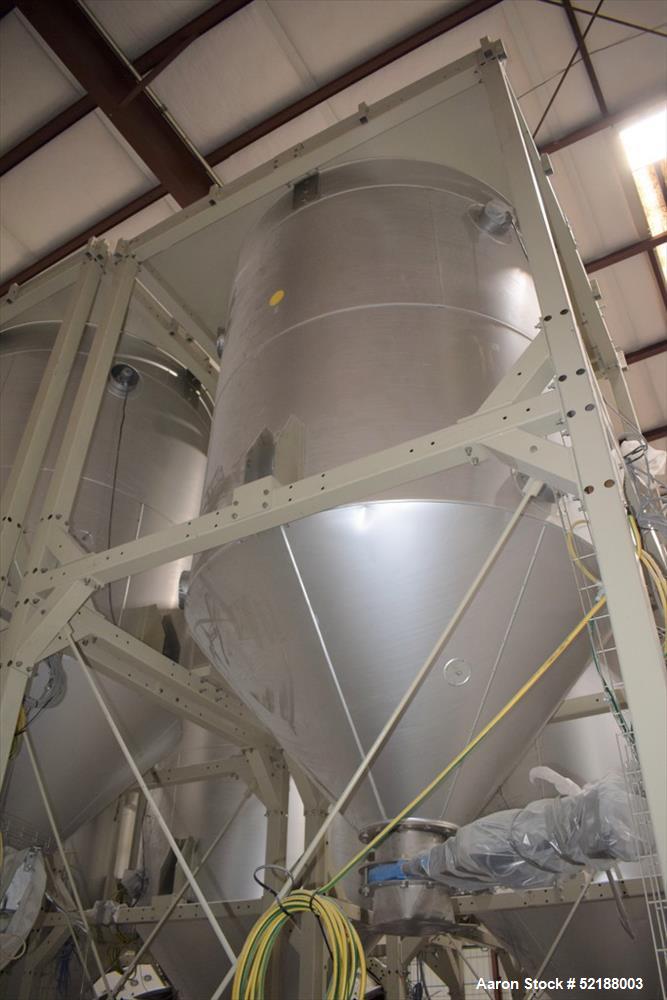 Used SB Plastics Machinery Continuous Infrared + Vacuum Systems Moby SSP Solid State Polycondensation Line, Type MOBY 1-6000.  Completely electric, crystallization is done in the reactor with the inf...