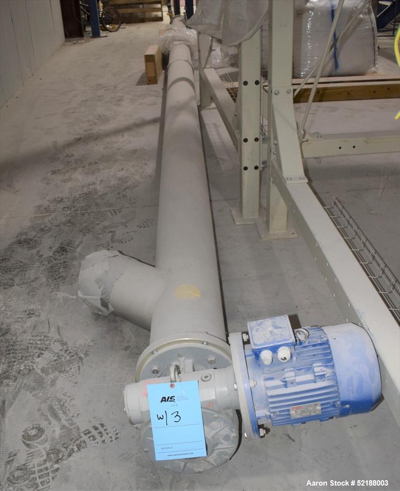 Used SB Plastics Machinery Continuous Infrared + Vacuum Systems Moby SSP Solid State Polycondensation Line, Type MOBY 1-6000.  Completely electric, crystallization is done in the reactor with the inf...