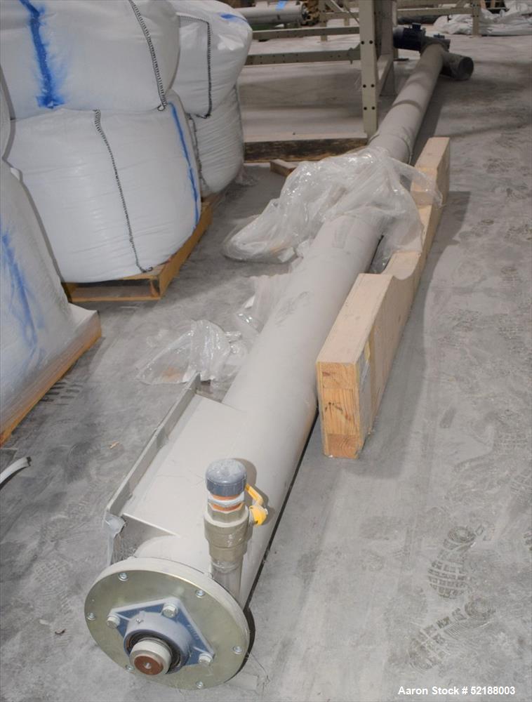 Used SB Plastics Machinery Continuous Infrared + Vacuum Systems Moby SSP Solid State Polycondensation Line, Type MOBY 1-6000.  Completely electric, crystallization is done in the reactor with the inf...