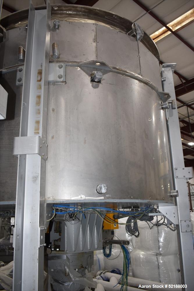 Used SB Plastics Machinery Continuous Infrared + Vacuum Systems Moby SSP Solid State Polycondensation Line, Type MOBY 1-6000.  Completely electric, crystallization is done in the reactor with the inf...