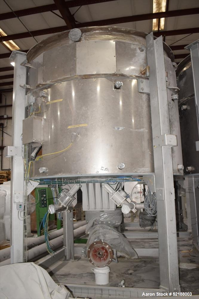 Used SB Plastics Machinery Continuous Infrared + Vacuum Systems Moby SSP Solid State Polycondensation Line, Type MOBY 1-6000.  Completely electric, crystallization is done in the reactor with the inf...