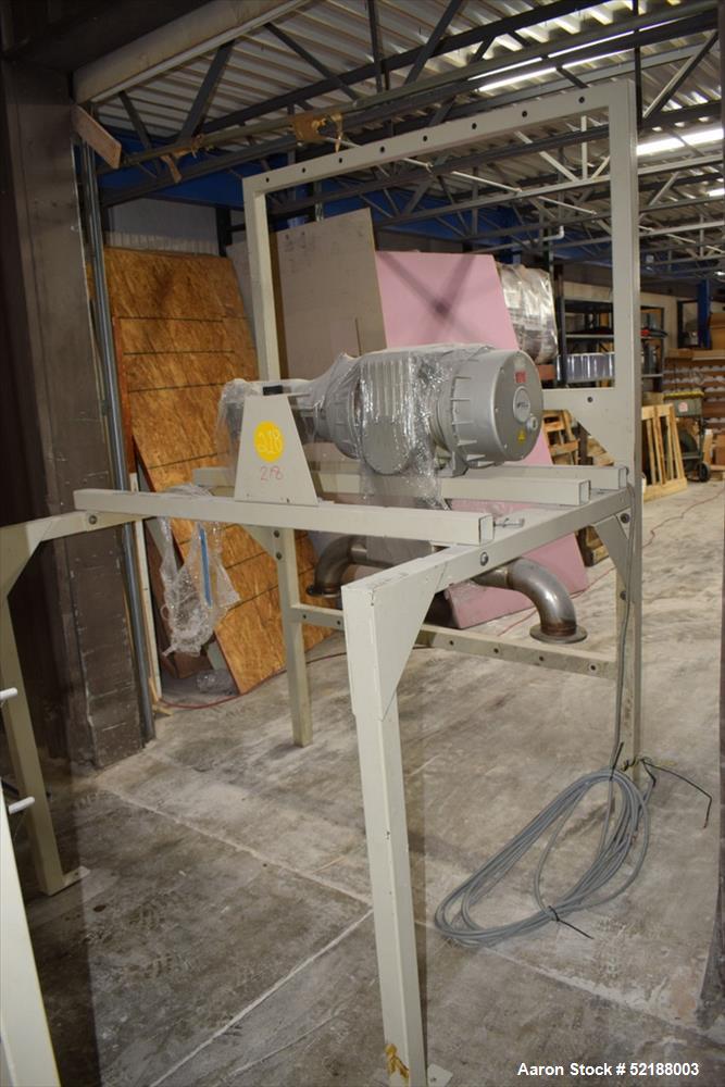 Used SB Plastics Machinery Continuous Infrared + Vacuum Systems Moby SSP Solid State Polycondensation Line, Type MOBY 1-6000.  Completely electric, crystallization is done in the reactor with the inf...