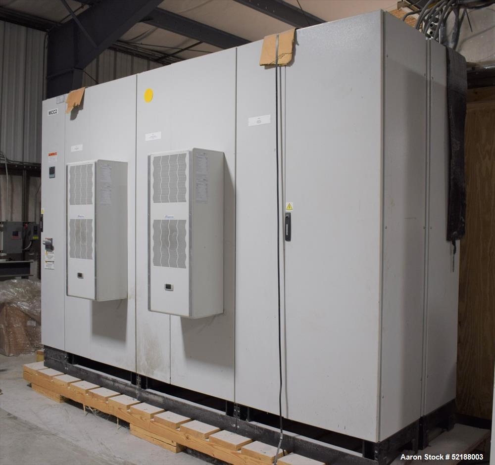 Used SB Plastics Machinery Continuous Infrared + Vacuum Systems Moby SSP Solid State Polycondensation Line, Type MOBY 1-6000.  Completely electric, crystallization is done in the reactor with the inf...