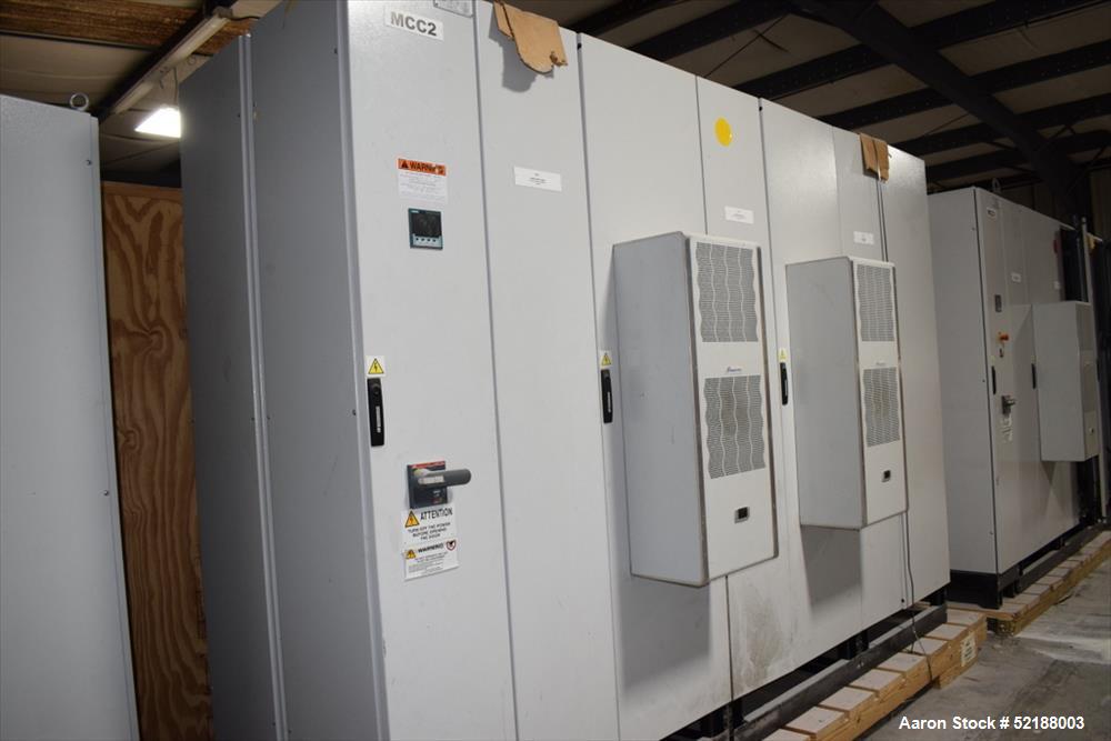 Used SB Plastics Machinery Continuous Infrared + Vacuum Systems Moby SSP Solid State Polycondensation Line, Type MOBY 1-6000.  Completely electric, crystallization is done in the reactor with the inf...