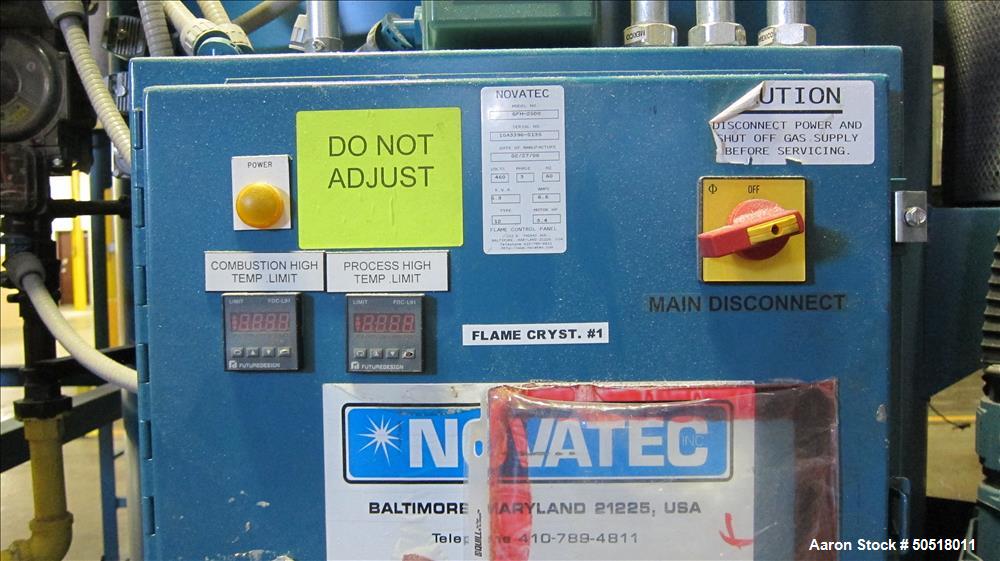 Used Novatec Dryer/Crystallizer, Dryer:Model GFH-2500, SN 10A3396-0135, Year 2006, Novatec Crystallizer Model CCR-2500, S/N 10A3416-0067, 460 Volt, 3 Phase, 60 Hz., 35.6 KVA, 48.7 Amps, Year 2006