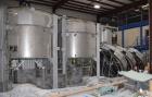 Used SB Plastics Machinery Continuous Infrared + Vacuum Systems Moby SSP Solid State Polycondensation Line, Type MOBY 1-6000.  Completely electric, crystallization is done in the reactor with the inf...