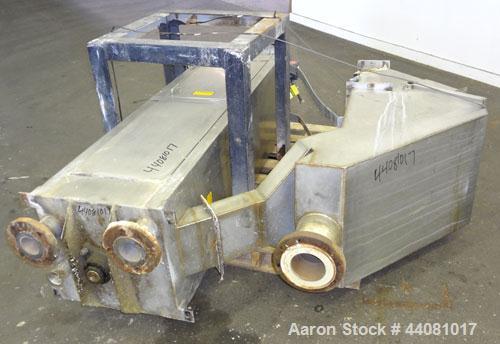 Used Carter Day Spin-Away Spin Dryer, Model D312, 304 Stainless Steel. Unit consists of 3 decks of 12" diameter main screens. Driven by a 5 HP, 3/60/230/460 Volt, 1150 RPM motor. Includes an Agglomer...