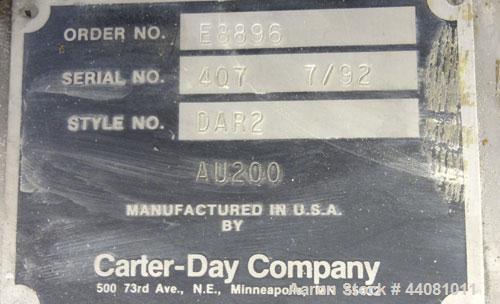 Used Stainless Steel Carter Day Spin-Away Spin Dryer, Model DBA2