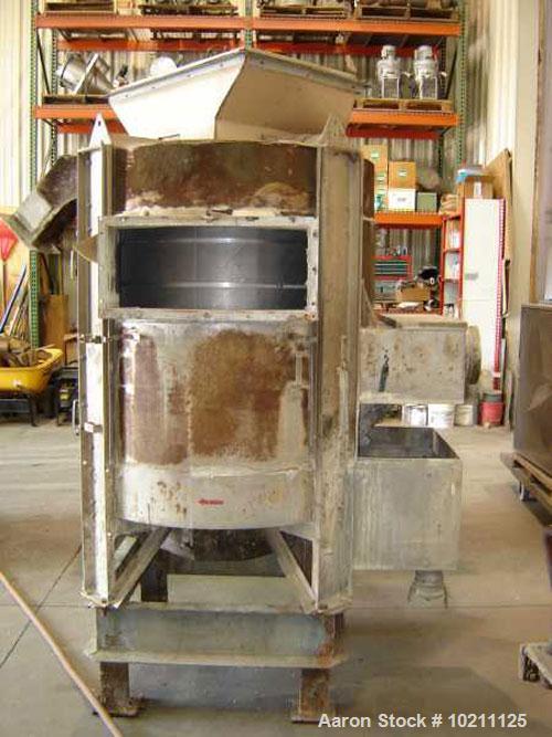 Used-Gala Pellet Dryer, model 103BF/H. Rotation speed 380. Manufactured Iin 1978. Motor 7.5 hp, 1750 rpm, 213T frame, TE enc...