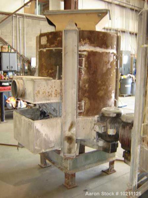 Used-Gala Pellet Dryer, model 103BF/H. Rotation speed 380. Manufactured Iin 1978. Motor 7.5 hp, 1750 rpm, 213T frame, TE enc...