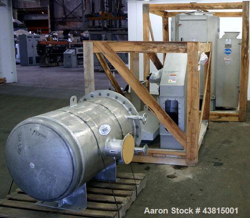 Unused- Gala Industries Centrifugal Spin Dryer, Model 3032 DW, 304 Stainless Steel. Approximate drying capacity 11,500 kg/hr (25,000 lbs/hr). Rotor speed 403-415 rpm. (3) Screen sections, side access...