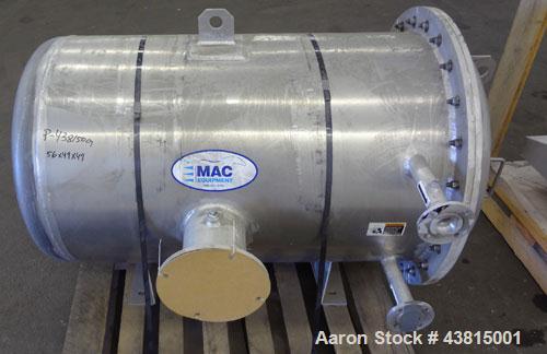Unused- Gala Industries Centrifugal Spin Dryer, Model 3032 DW, 304 Stainless Steel. Approximate drying capacity 11,500 kg/hr (25,000 lbs/hr). Rotor speed 403-415 rpm. (3) Screen sections, side access...