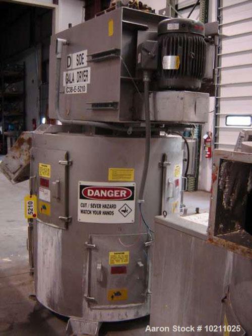 Used-Gala Dryer Model 32.2BF. Unit is approximately 8' tall as shown in photos. Overall shipping width is 68". Motor is 7.5 ...