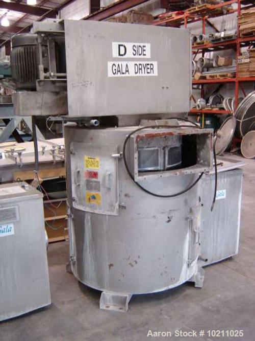 Used-Gala Dryer Model 32.2BF. Unit is approximately 8' tall as shown in photos. Overall shipping width is 68". Motor is 7.5 ...