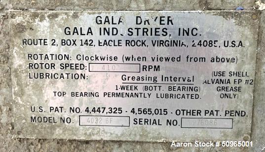 Used Gala Easy Access Spin Dryer