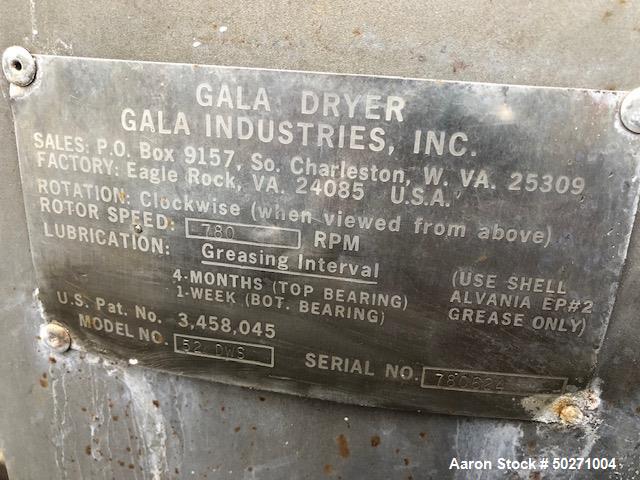 Used- Gala Spin Dryer, Model 52DWS