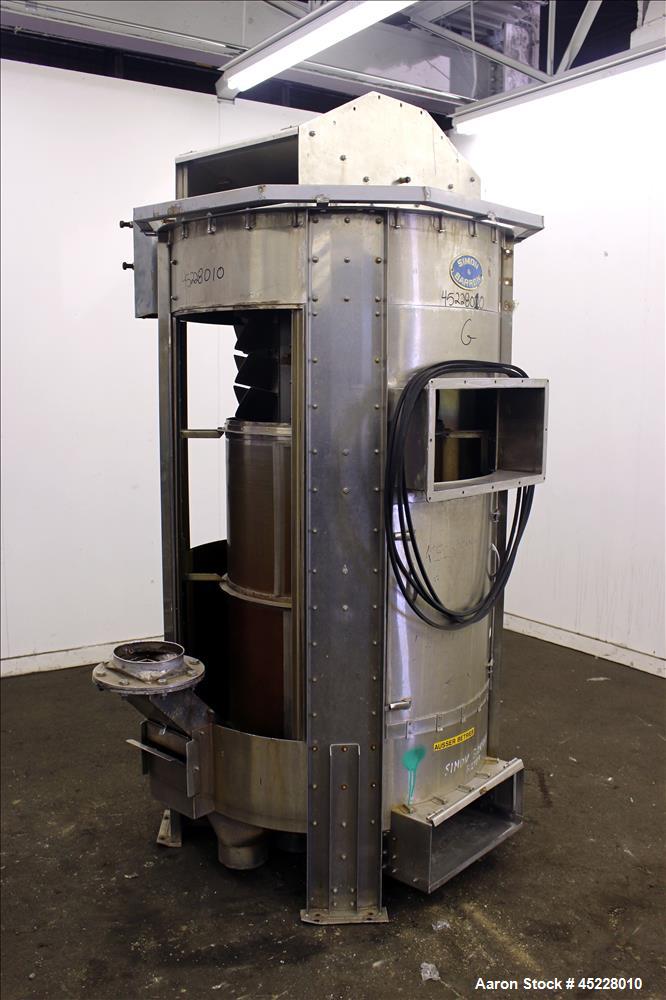 Used Simon & Barron Spin Dryer, 304 Stainless Steel.