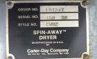 Used Stainless Steel Carter Day Spin-Away Spin Dryer, Model CWM2