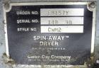 Used Stainless Steel Carter Day Spin-Away Spin Dryer, Model CWM2