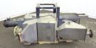 Used Carter Day Spin-Away Spin Dryer, Model CWM2, 304 Stainless Steel. Driven by a 5hp, 3/60/208230/460 volt, 1160 rpm motor. Includes an Agglomerate unit, model DAS2, and a carbon steel stand.