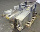 Used Carter Day Spin-Away Spin Dryer, Model CWM2, 304 Stainless Steel. Driven by a 5hp, 3/60/208230/460 volt, 1160 rpm motor. Includes an Agglomerate unit, model DAS2, and a carbon steel stand.