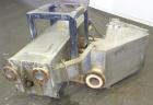 Used Carter Day Spin-Away Spin Dryer, Model D312, 304 Stainless Steel. Unit consists of 3 decks of 12
