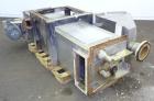 Used Carter Day Spin-Away Spin Dryer, Model DBA2, 304 Stainless Steel. Driven by a 5hp, 3/60/230/460 volt, 1730 rpm motor. Includes an Agglomerate unit, model AU200, and a carbon steel stand.