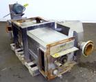 Used Carter Day Spin-Away Spin Dryer, Model DBA2, 304 Stainless Steel. Driven by a 5hp, 3/60/230/460 volt, 1715 rpm motor. Includes an Agglomerate unit, model AU200, and a carbon steel stand.