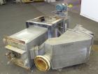 Used Carter Day Spin-Away Spin Dryer, Model DBA2, 304 Stainless Steel. Driven by a 5hp, 3/60/230/460 volt, 1715 rpm motor. Includes an Agglomerate unit, model AU200, and a carbon steel stand.